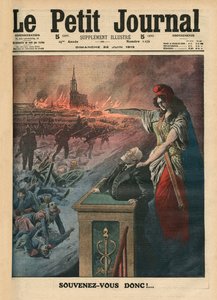 フランス、ジャンジョレス、マリアンヌの武装解除、1903年12月6日の「ルプチジャーナル」のイラスト